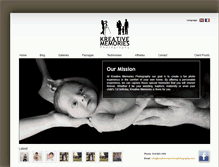 Tablet Screenshot of kreativememoriesphotography.com